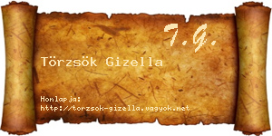 Törzsök Gizella névjegykártya